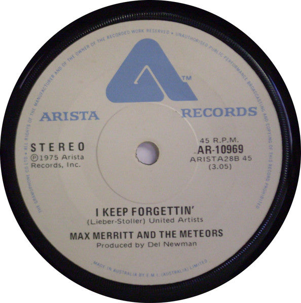 Max Merritt And The Meteors : Slipping Away (7", Single)