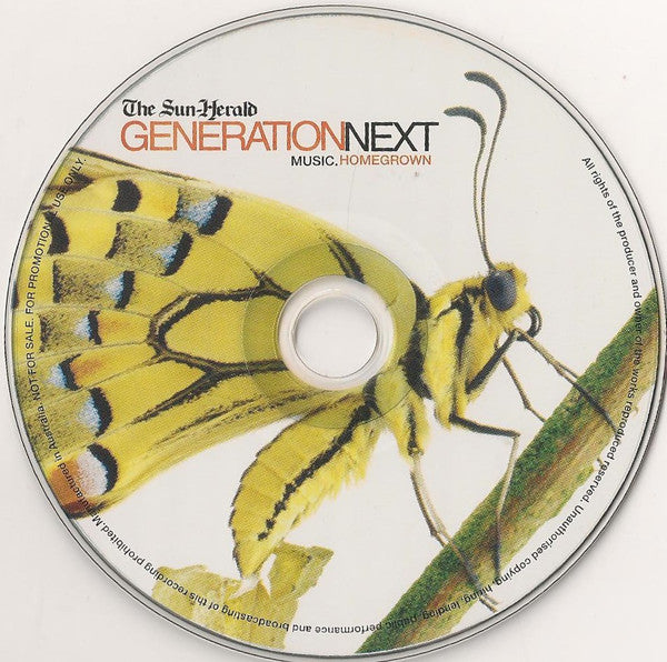 Various : GenerationNext Music.Homegrown (CD, Comp, Promo)