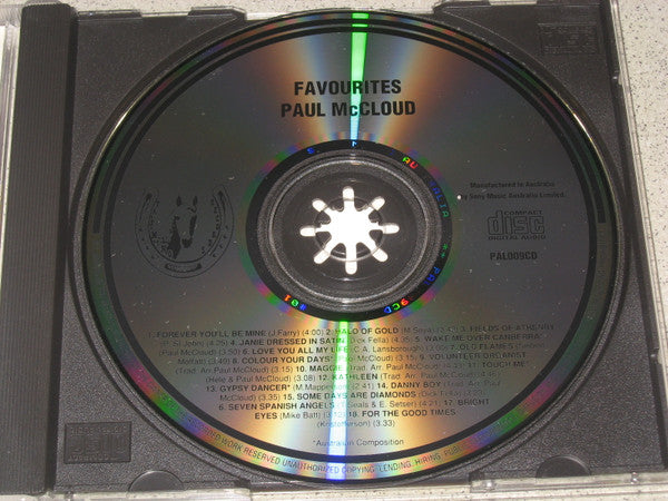 Paul McCloud : Favourites (CD, Album)