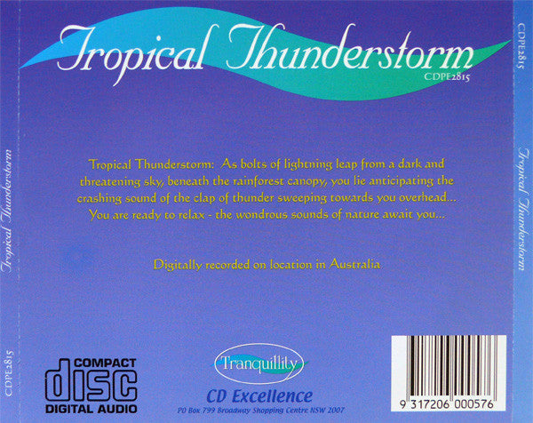 No Artist : Tropical Thunderstorm (CD, Album)