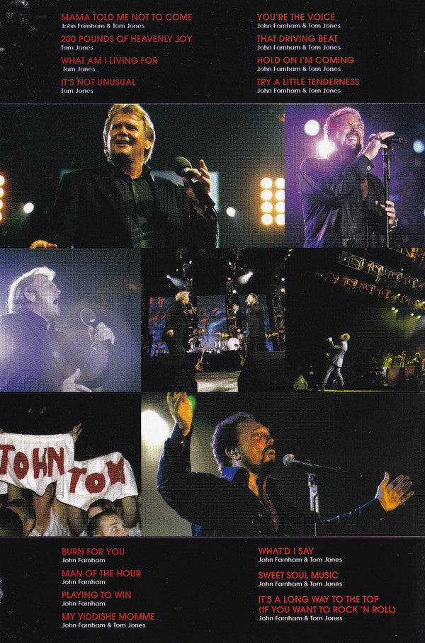 John Farnham & Tom Jones : John Farnham & Tom Jones Together In Concert (DVD-V)