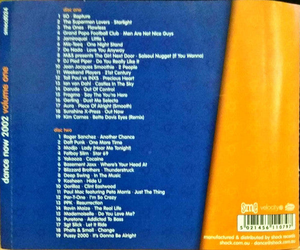 Various : Dance Now 2002 Volume One (2xCD, Comp)