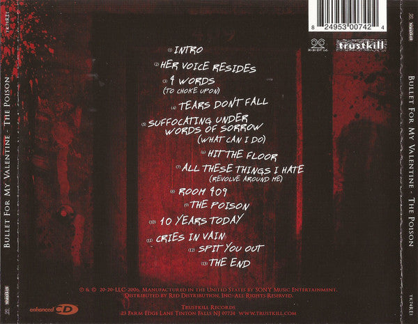 Bullet For My Valentine : The Poison (CD, Album, Enh)