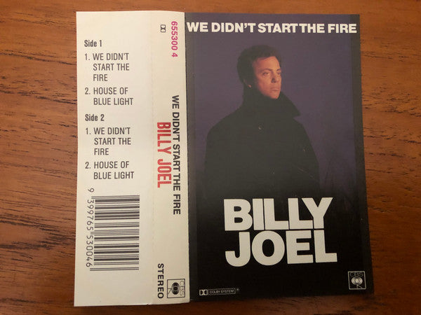 Billy Joel : We Didn't Start The Fire (Cass, Single)