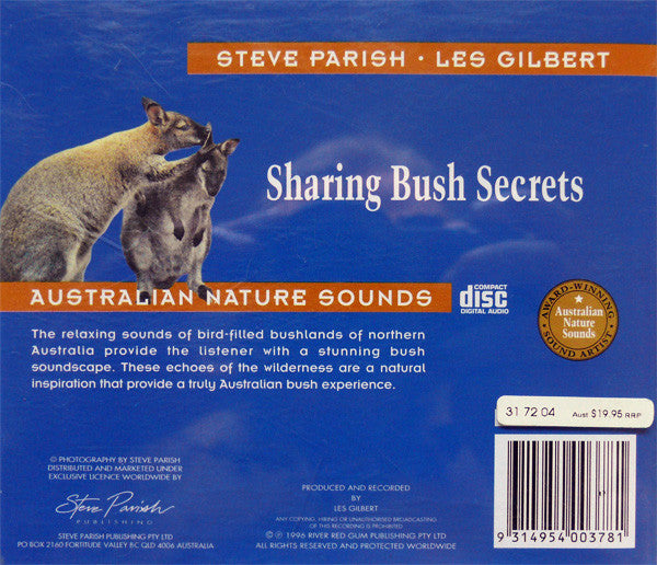 Steve Parish (4) • Les Gilbert : Sharing Bush Secrets (CD, Album)