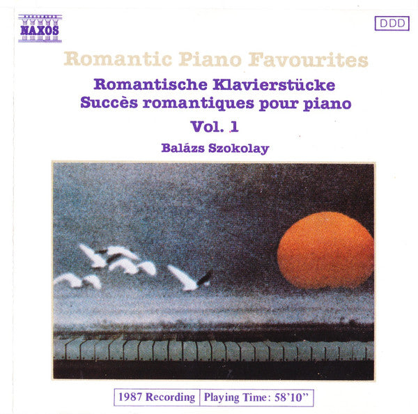Balázs Szokolay : Romantic Piano Favourites Vol.1 (CD)