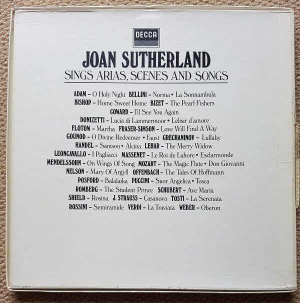 Joan Sutherland : La Stupenda (4xLP + Box, Comp)