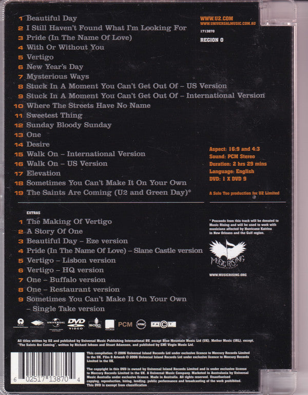 U2 : U218 Videos (DVD-V, Comp, PAL)