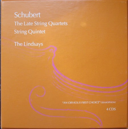 Franz Schubert - The Lindsays : The Late String Quartets, String Quintet (4xCD, Comp)