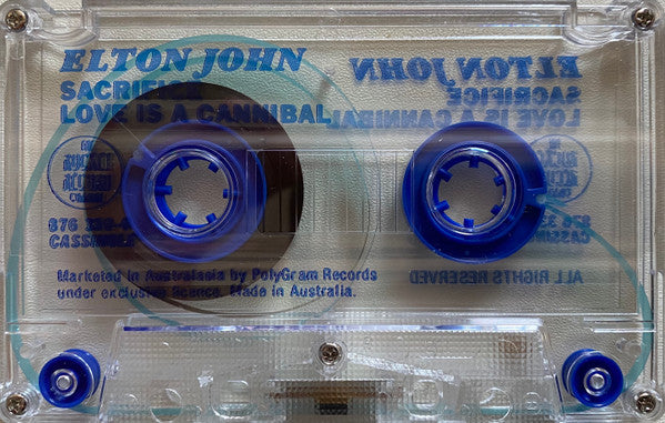 Elton John : Sacrifice (Cass, Single)
