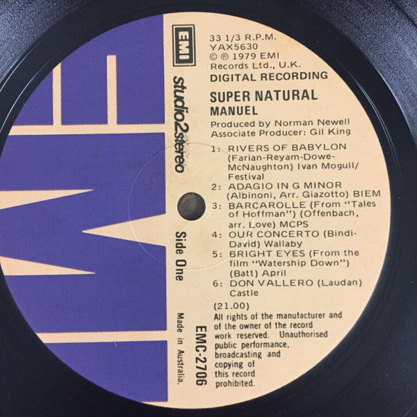 Manuel* : Super Natural (LP, Album)