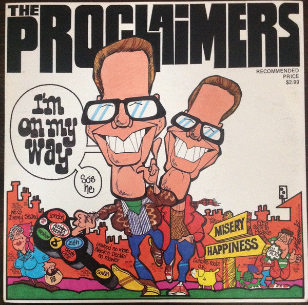 The Proclaimers : I'm On My Way (7", Ltd)