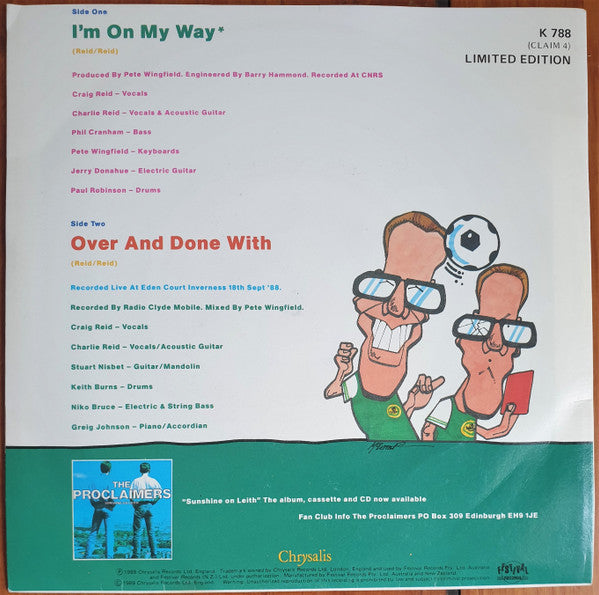 The Proclaimers : I'm On My Way (7", Ltd)