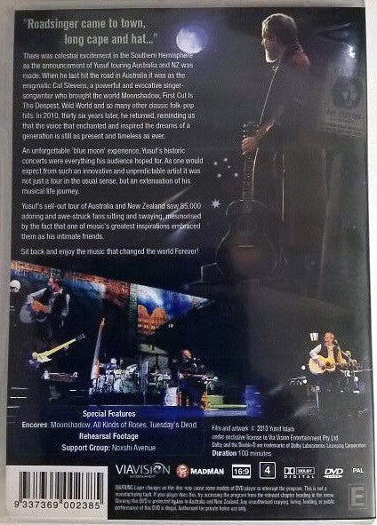 Yusuf* : Roadsinger Live In Australia (DVD-V, PAL)