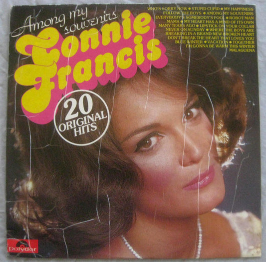 Connie Francis : Among My Souvenirs - 20 Original Hits (LP, Album, Comp, RM)