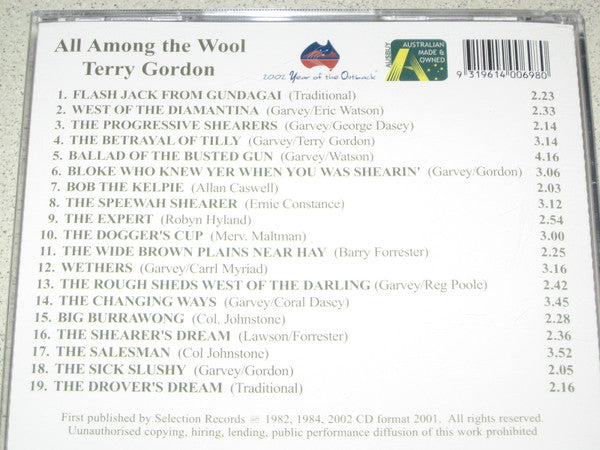 Terry Gordon (4) : All Among The Wool (CD, Album)