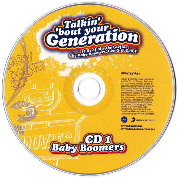 Various : Talkin' 'Bout Your Generation (3xCD, Comp)