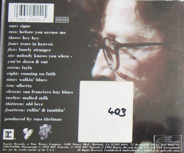 Eric Clapton : Unplugged (CD, Album, RE)