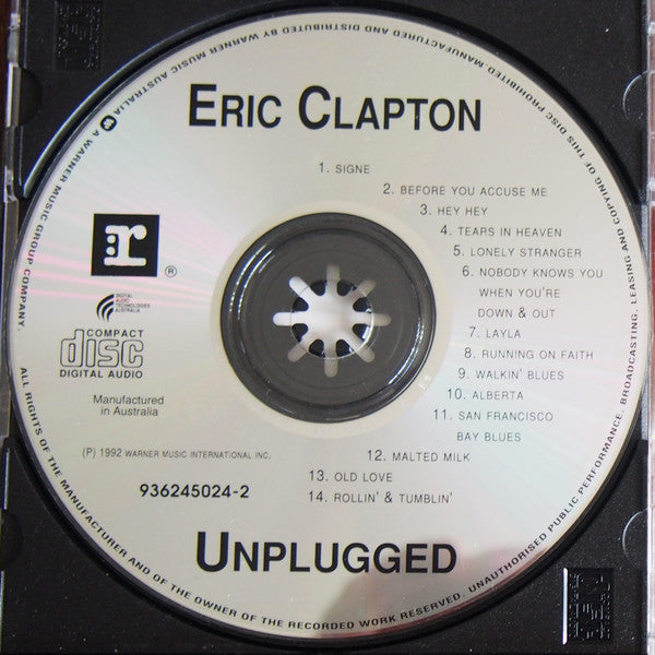 Eric Clapton : Unplugged (CD, Album, RE)