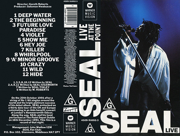 Seal : Live At The Point (VHS, PAL)