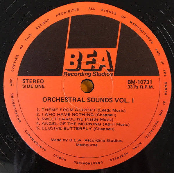 The Good Music Orchestra : Orchestral Sounds Vol. 1 (LP, Album)