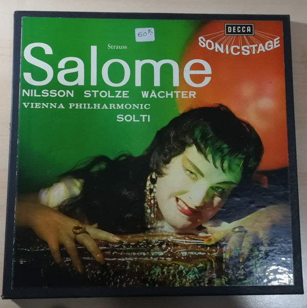 Richard Strauss, Birgit Nilsson, Gerhard Stolze, Eberhard Wächter, Georg Solti, The Vienna Philharmonic* : Salome (2xLP, RP + Box)