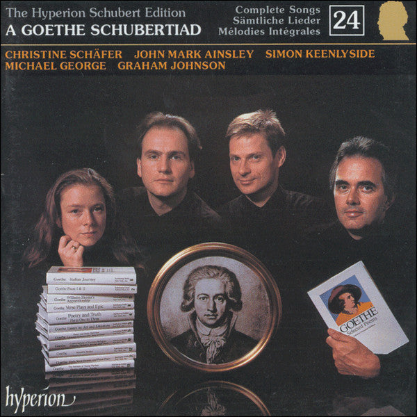 Christine Schäfer . Graham Johnson (2), John Mark Ainsley, Simon Keenlyside, Michael George (3) : A Goethe Schubertiad (CD, Album)