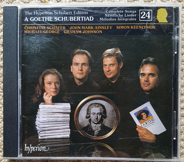 Christine Schäfer . Graham Johnson (2), John Mark Ainsley, Simon Keenlyside, Michael George (3) : A Goethe Schubertiad (CD, Album)