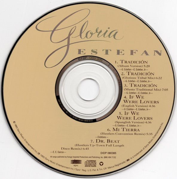 Gloria Estefan : Tradición (CD, Maxi)