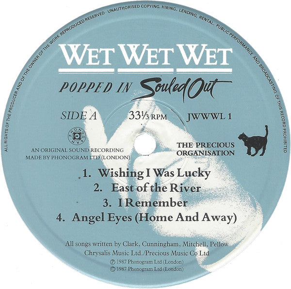 Wet Wet Wet : Popped In Souled Out (LP, Album)