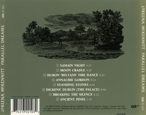Loreena McKennitt : Parallel Dreams (CD, Album, RE)