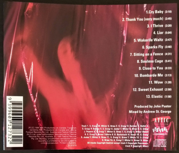 Sara Craig : Sweet Exhaust (CD, Album)