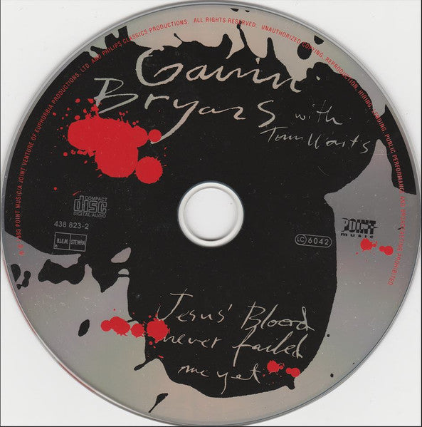 Gavin Bryars With Tom Waits : Jesus' Blood Never Failed Me Yet (CD, Album, RE)