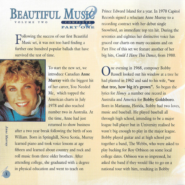 Various : Beautiful Music Complete 2 (Volume Two) (5xCD, Comp)
