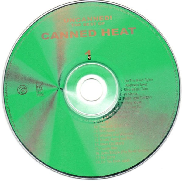 Canned Heat : Uncanned! The Best Of Canned Heat (2xCD, Comp, RE, RM)
