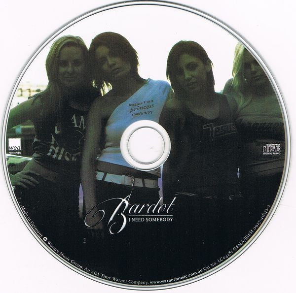 Bardot (2) : I Need Somebody (CD, Single)