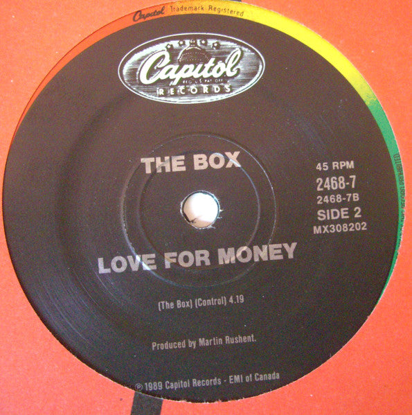 The Box (4) : Inside My Heart (7", Single)