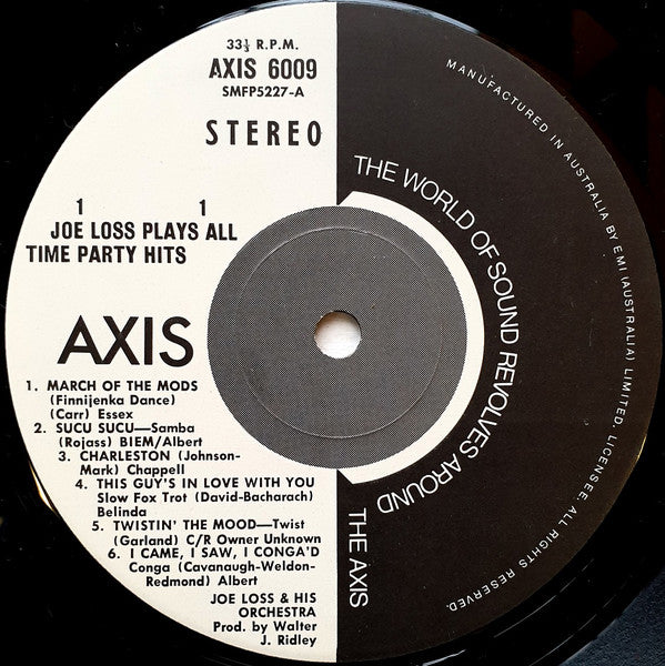 Joe Loss : Joe Loss Plays Your All-Time Party Hits (LP, Comp)