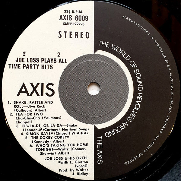Joe Loss : Joe Loss Plays Your All-Time Party Hits (LP, Comp)