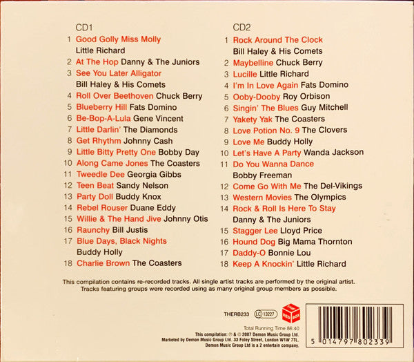 Various : Rock ‘N’ Roll Greats—The Essential Collection (2xCD, Comp)