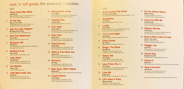 Various : Rock ‘N’ Roll Greats—The Essential Collection (2xCD, Comp)
