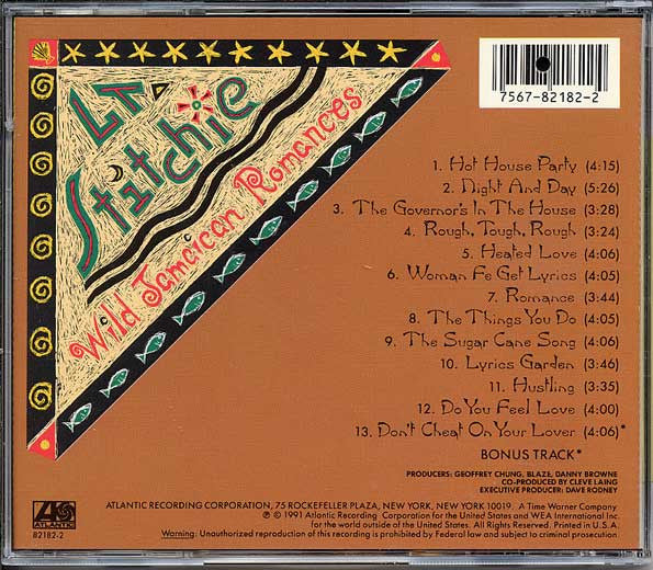 LT. Stitchie* : Wild Jamaican Romances (CD, Album)