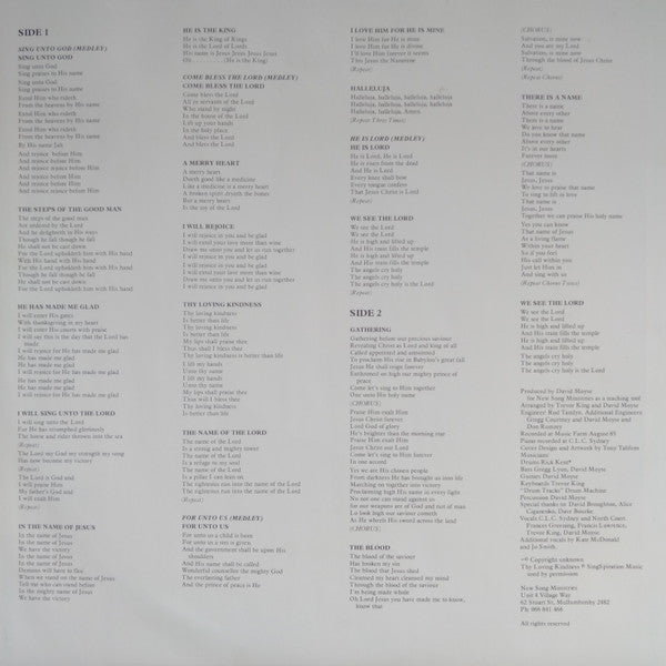 The Angels Cry Holy : The Angels Cry Holy (LP, Album)