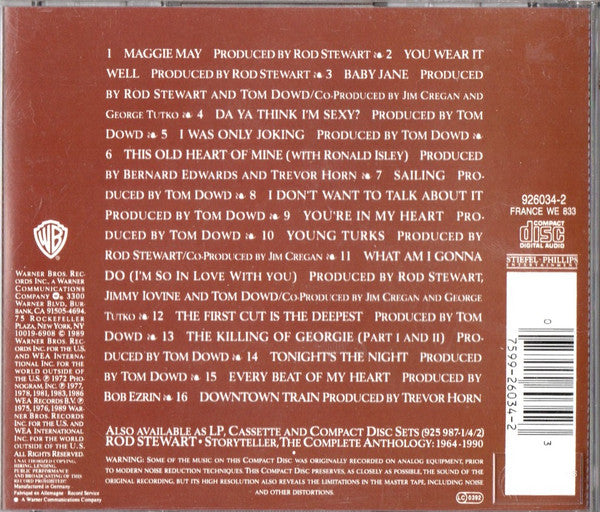 Rod Stewart : The Best Of Rod Stewart (CD, Comp)