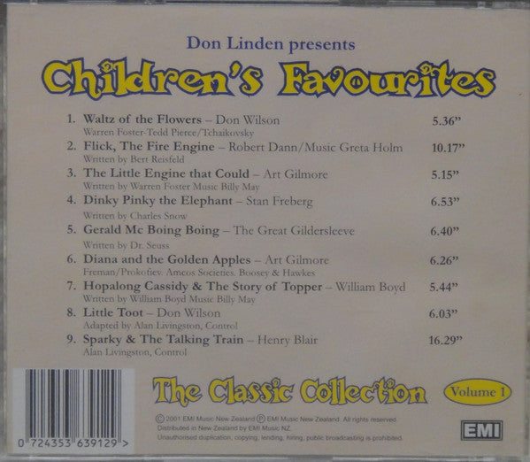Don Linden (2) : Children's Favourites Volume 1 (CD, Album)
