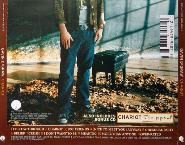 Gavin DeGraw : Chariot (2xCD, Album, S/Edition)