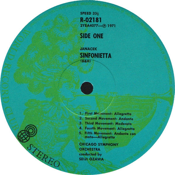 Leoš Janáček, Witold Lutoslawski : Sinfonietta / Concerto For Orchestra (LP, Album, Club)