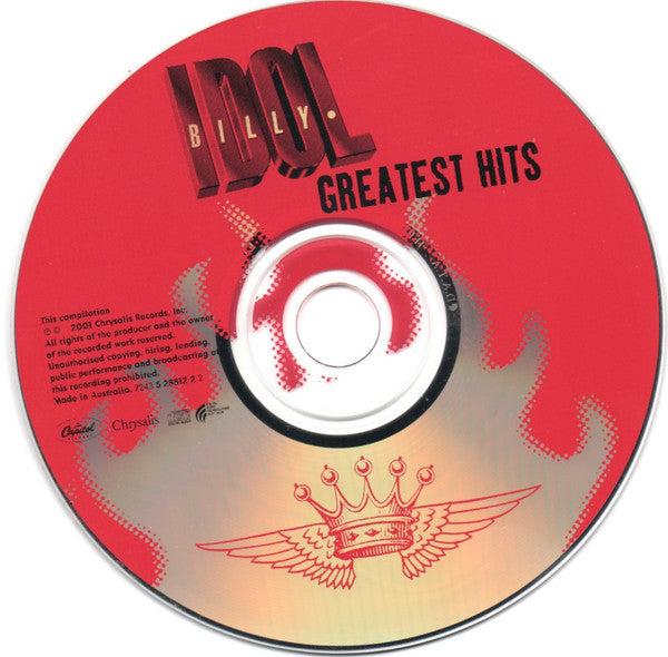 Billy Idol : Greatest Hits (CD, Comp, RM)