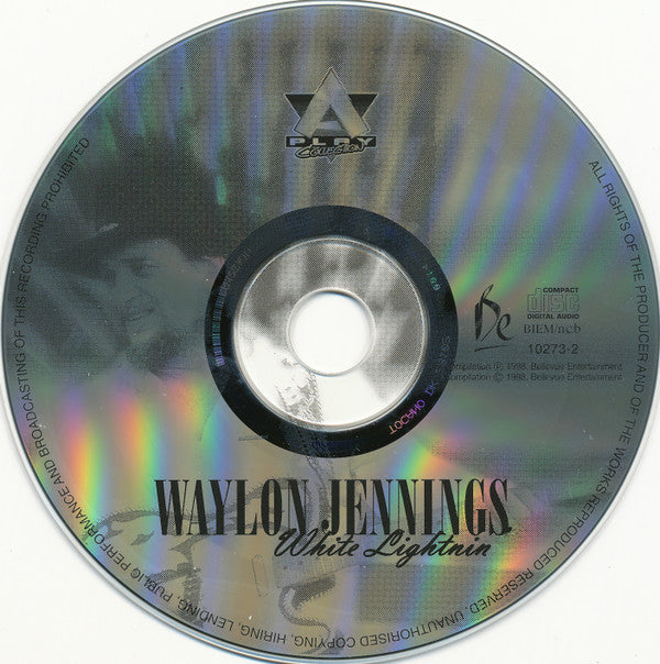 Waylon Jennings : White Lightnin' (CD, Comp)