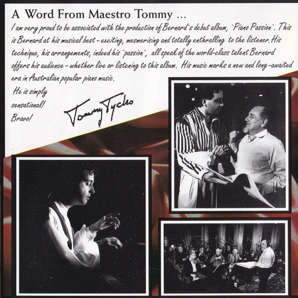 Bernard Walz : Piano Passion (CD, Album)